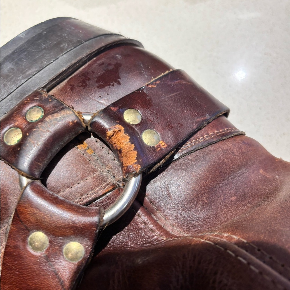 Women’s top grain Brown Leather Boots - Picture 3 of 8